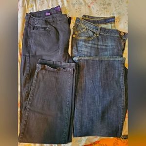 Jeans NYDJ & Rock n Republic sz 18